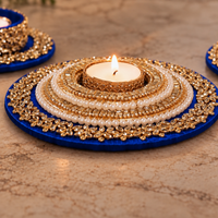 The Sapphire Blue Kundan Edit | Set of 3
