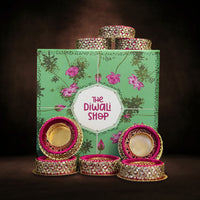 The Diwali Shop Gift Set Box - Rani Pink