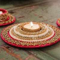 The Rani Pink Kundan Rhinestone Edit | Set of 3